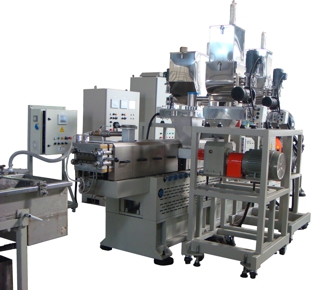 co-rotating twin screw extruders